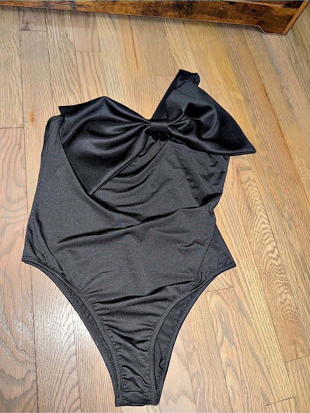 Black One-Piece Swimsuit Like New - Picture 2 of 3